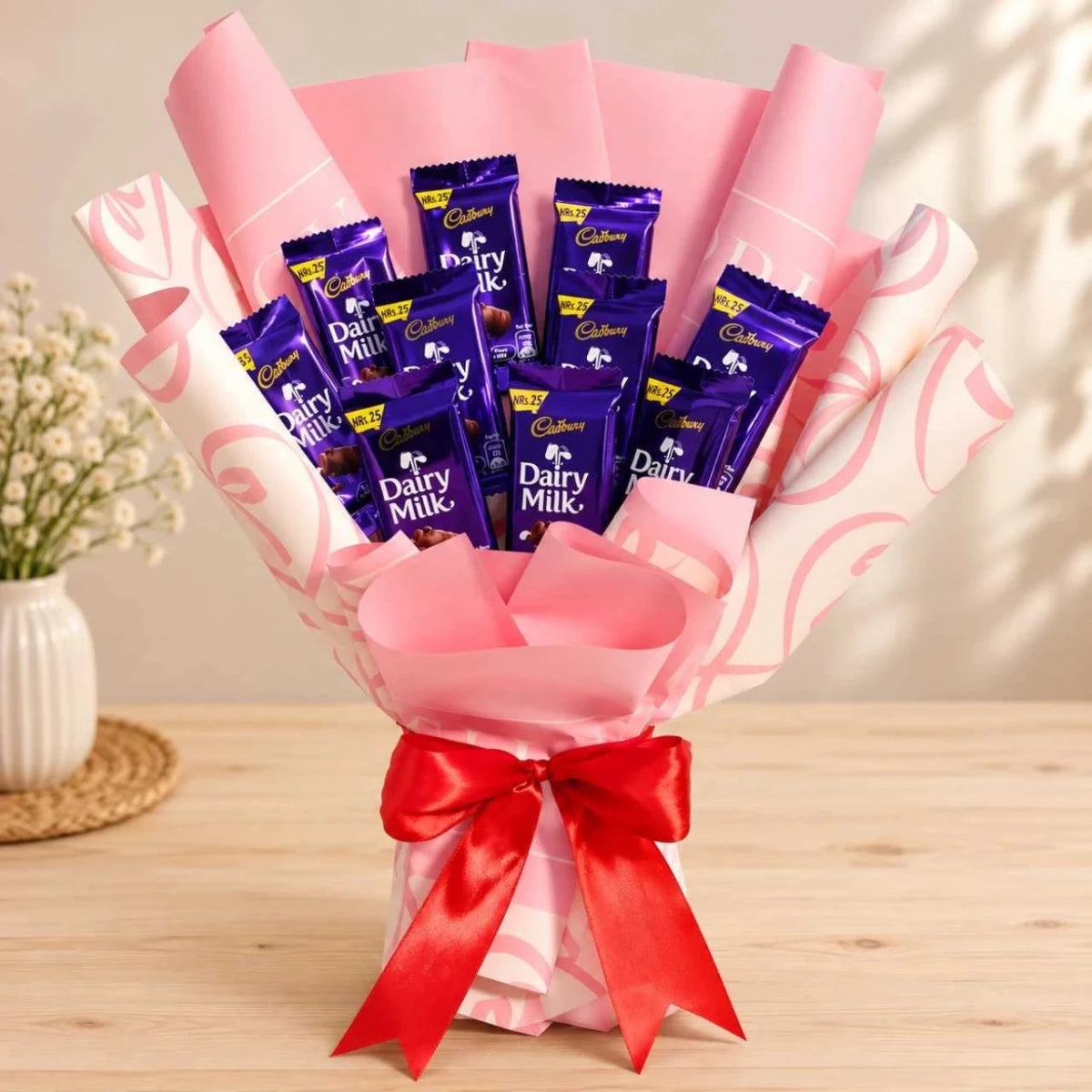 Cadbury Dairy Milk Chocolate Surprise Bouquet - Flowers to Nepal - FTN