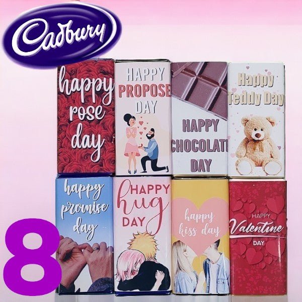 Cadbury Dairy Milk Silk 8 - Pack for Valentine's Week - Flowers to Nepal - FTN