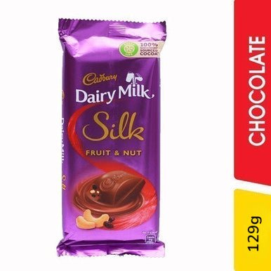 Cadbury Dairy Milk Silk Fruit & Nut Chocolate 129 g - Flowers to Nepal - FTN