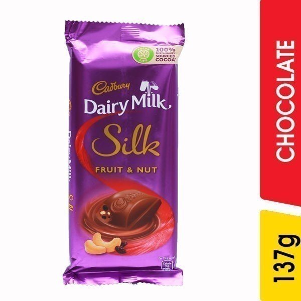 Cadbury Dairy Milk Silk Fruit & Nut Chocolate 137g - Flowers to Nepal - FTN