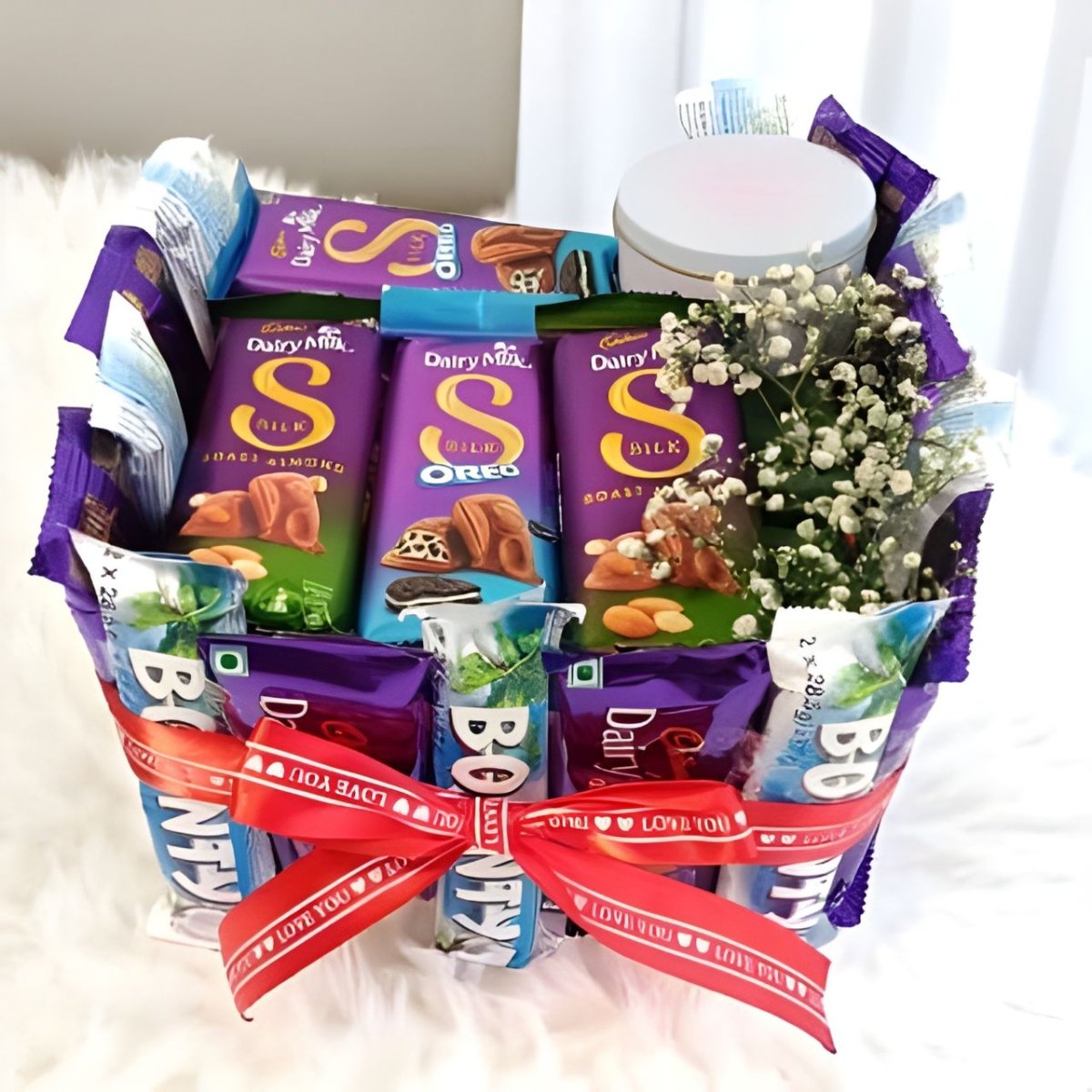 Cadbury Treats & Candle Gift Set - Flowers to Nepal - FTN
