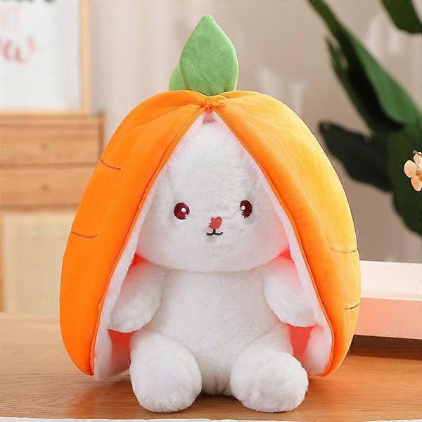 Carrot Rabbit Plush Toy with Zipper - Flowers to Nepal - FTN