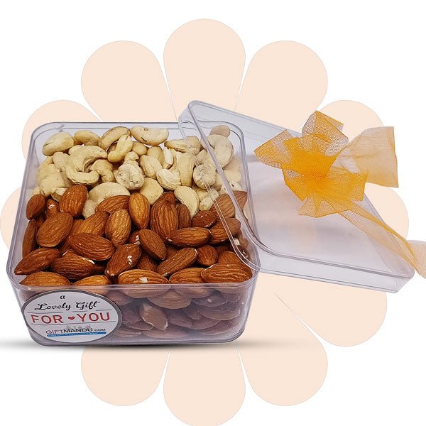 Cashew & Almonds 300g Box - Flowers to Nepal - FTN