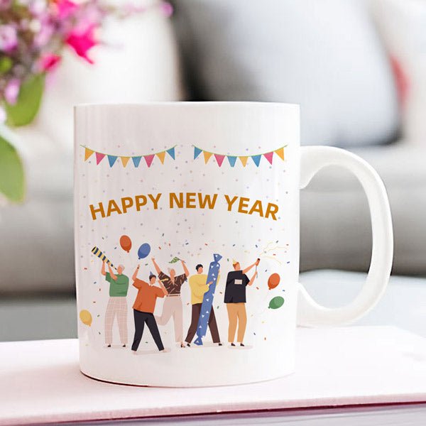 Ceramic Mug for New Year Festivities - Flowers to Nepal - FTN