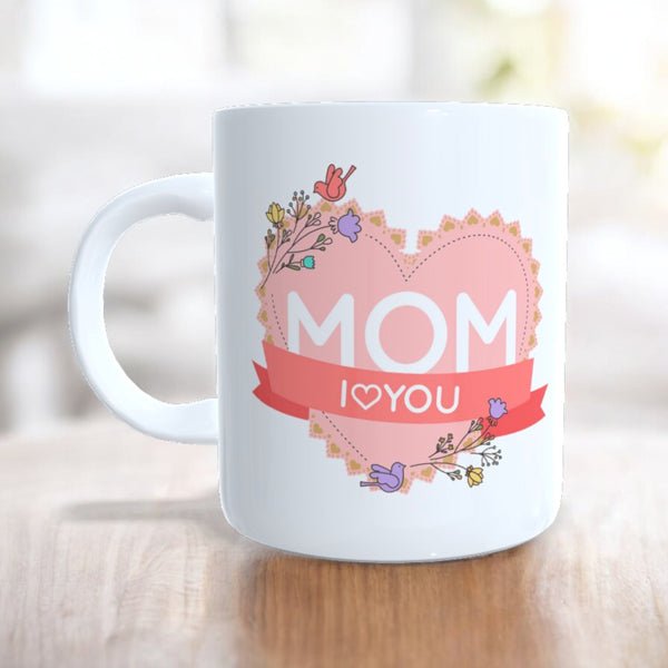 Ceramic White Mug for Mom - Flowers to Nepal - FTN