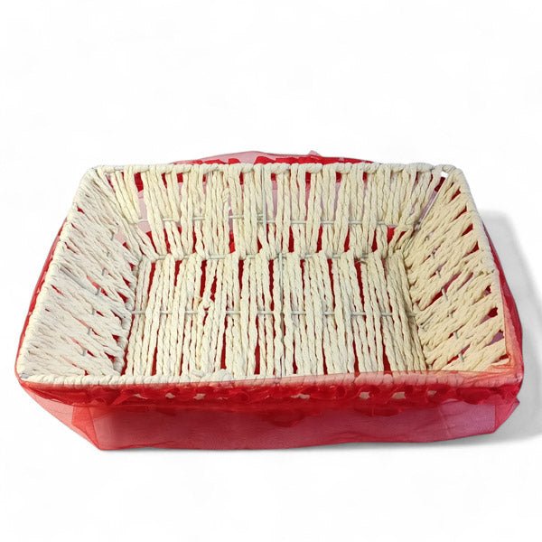 
                  
                    Charming Red Net Metal Basket - Flowers to Nepal - FTN
                  
                