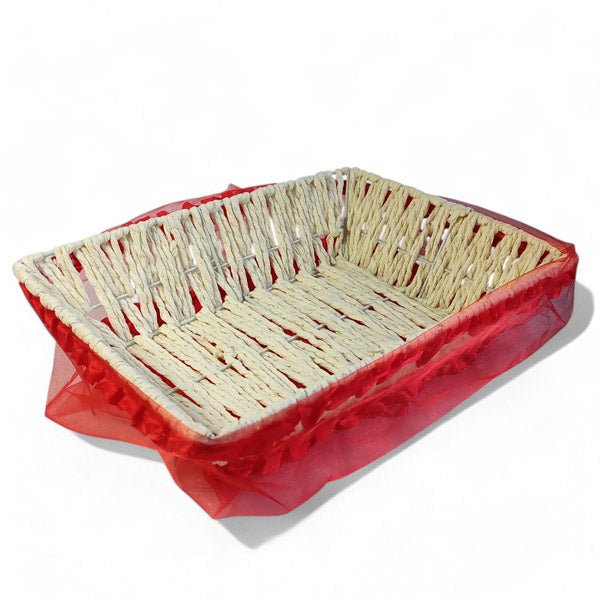 
                  
                    Charming Red Net Metal Basket - Flowers to Nepal - FTN
                  
                