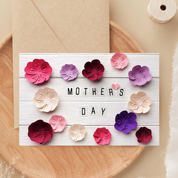 Cheerful Floral Greeting Card for Mom - Flowers to Nepal - FTN