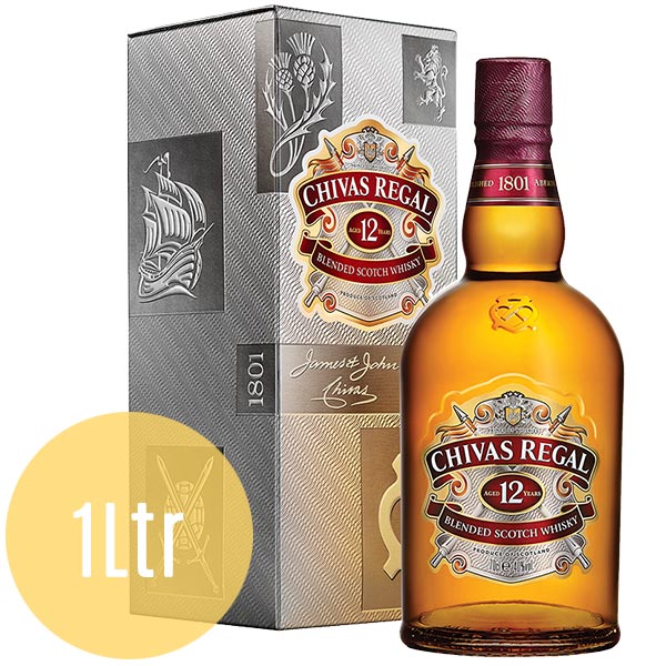 Chivas Regal 12 Years 1000Ml Whisky - Flowers to Nepal - FTN