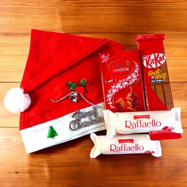 Choco & Hat Delights Christmas Hamper - Flowers to Nepal - FTN