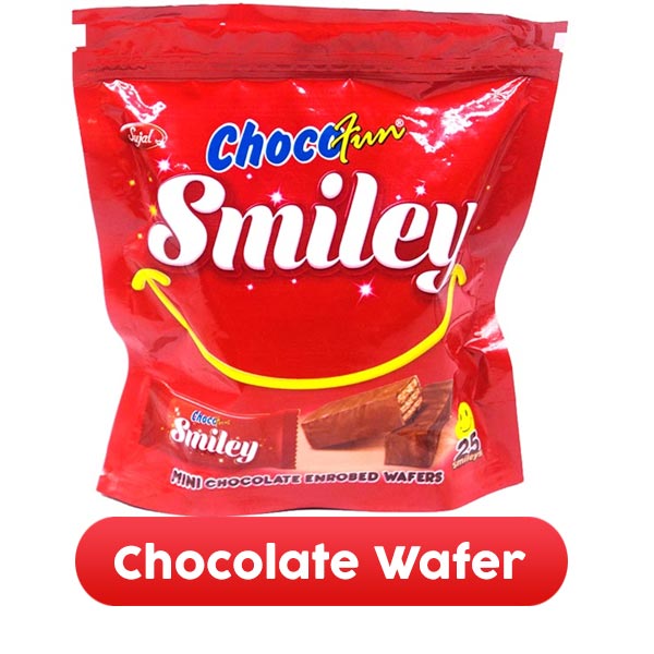 Chocofun Smiley Mini Chocolate Wafer 175g - Flowers to Nepal - FTN