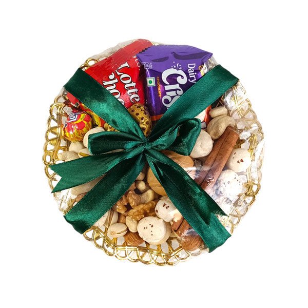 Chocolate and Dry Mix Masala Tray - Flowers to Nepal - FTN