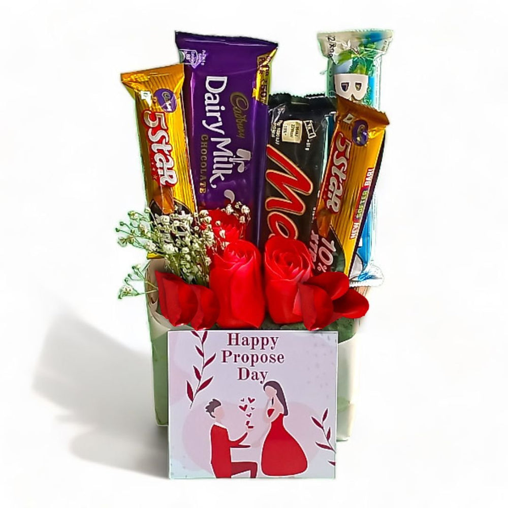 Chocolate Bouquet for Propose Day - Flowers to Nepal - FTN