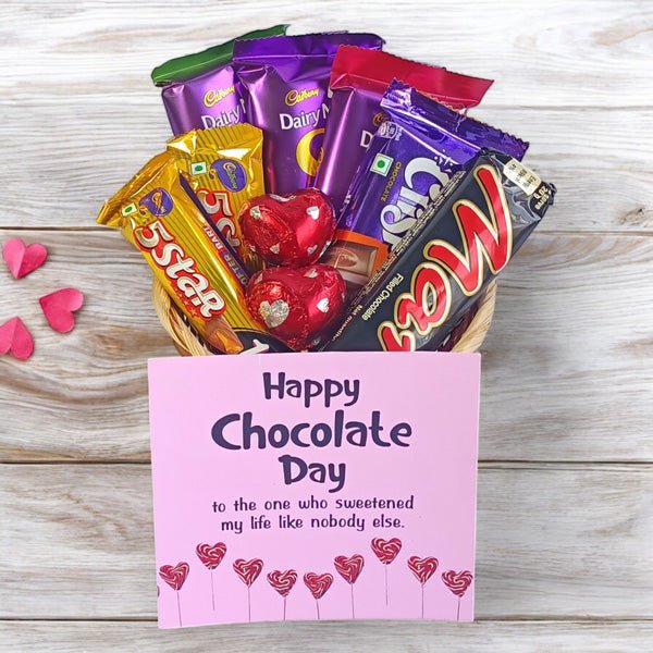 Chocolate Day Assorted Gift Basket - Flowers to Nepal - FTN