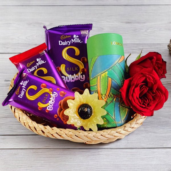 Chocolate Delights with Perfume Combo - Flowers to Nepal - FTN