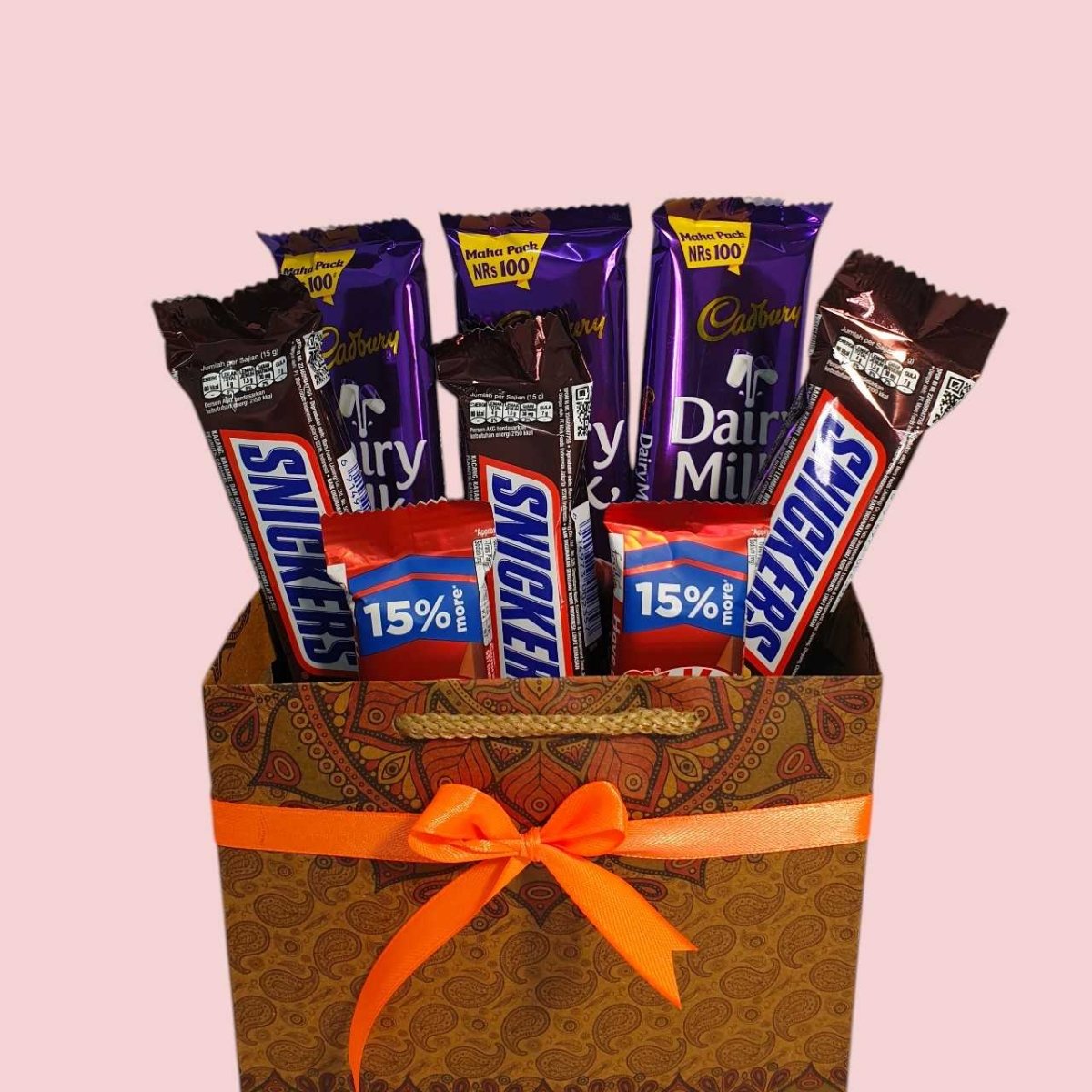 Chocolate Lover’s Sweet Surprise Gift Bag - Flowers to Nepal - FTN