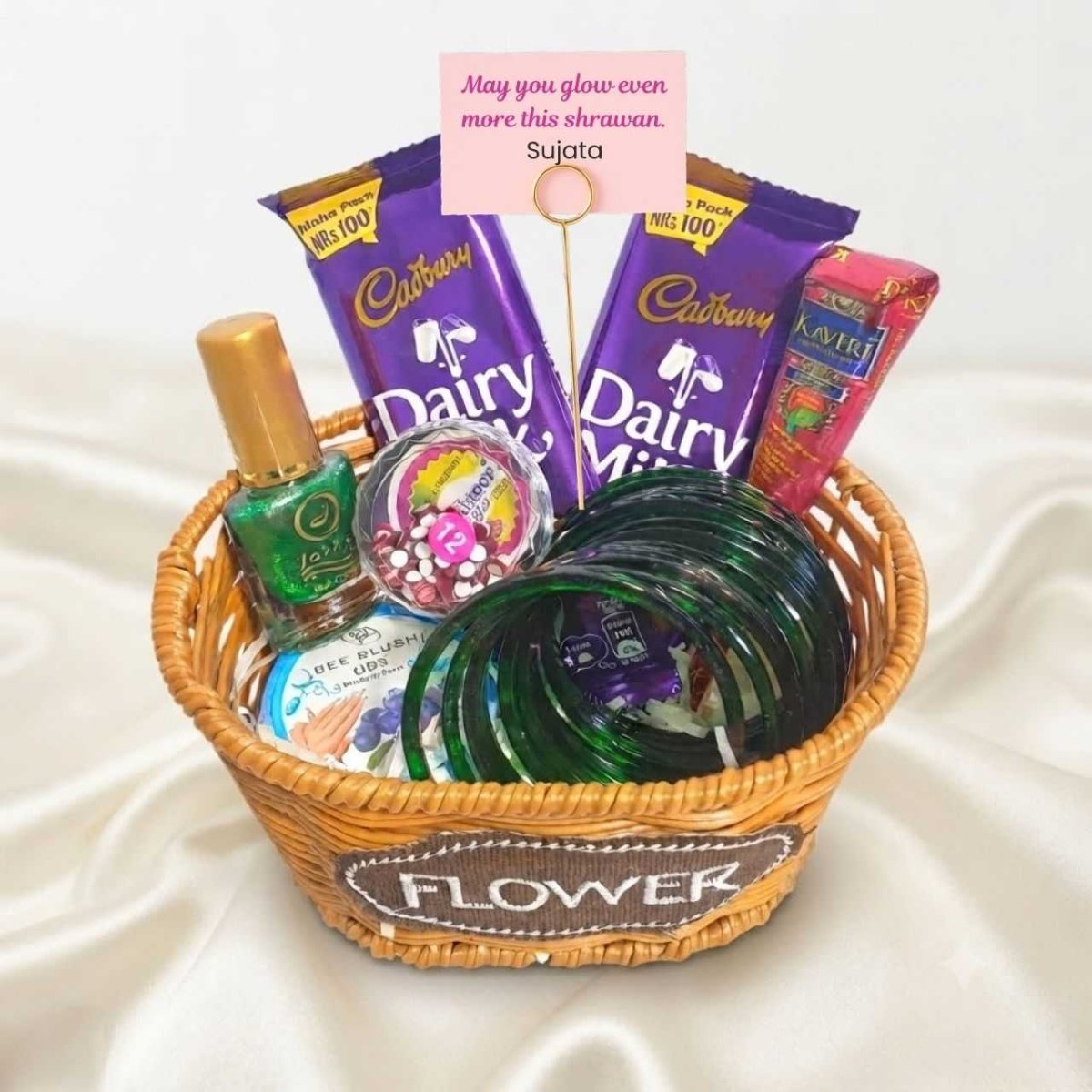 Chocolate & Tradition Basket - Flowers to Nepal - FTN