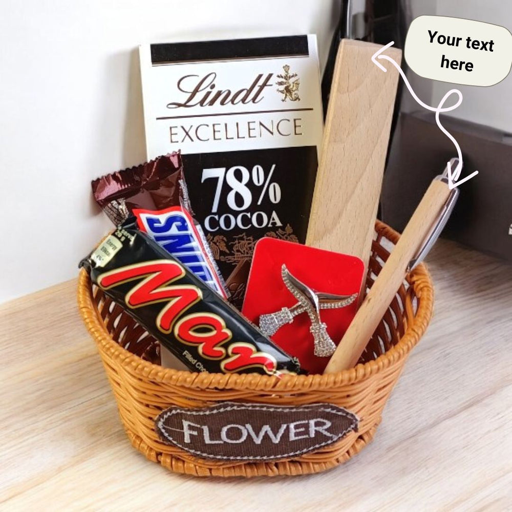 Chocolate Treats & pen with holder - Flowers to Nepal - FTN