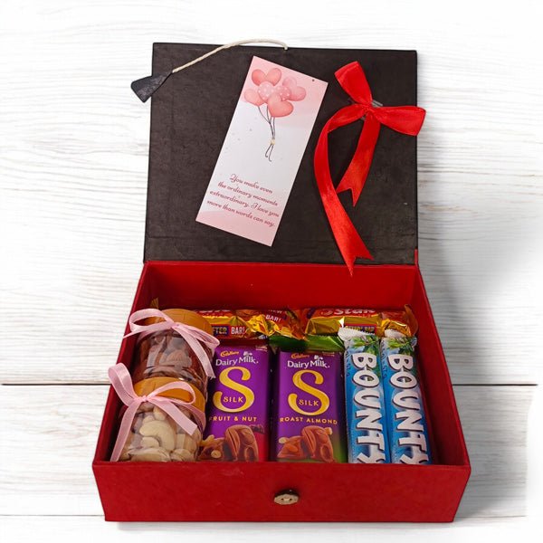 Chocolates and Dry Nuts Gift Combo - Flowers to Nepal - FTN