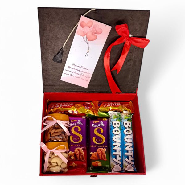 Chocolates and Dry Nuts Gift Combo - Flowers to Nepal - FTN