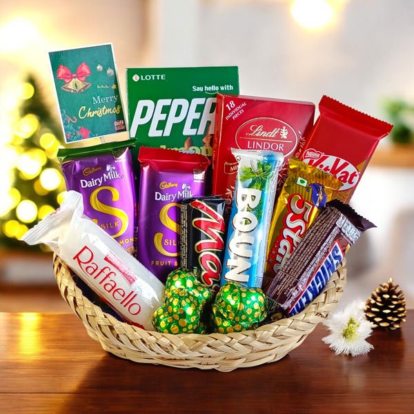 Chocolates Delights Basket for Holiday - Flowers to Nepal - FTN