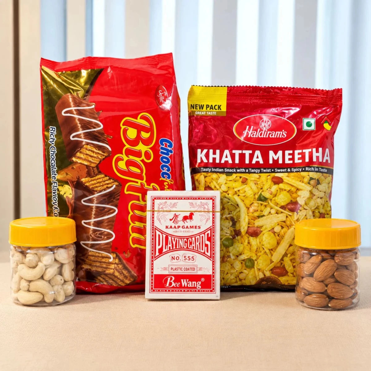 Chocolates, Mixed Nuts & Playing Cards Gift Set - Flowers to Nepal - FTN