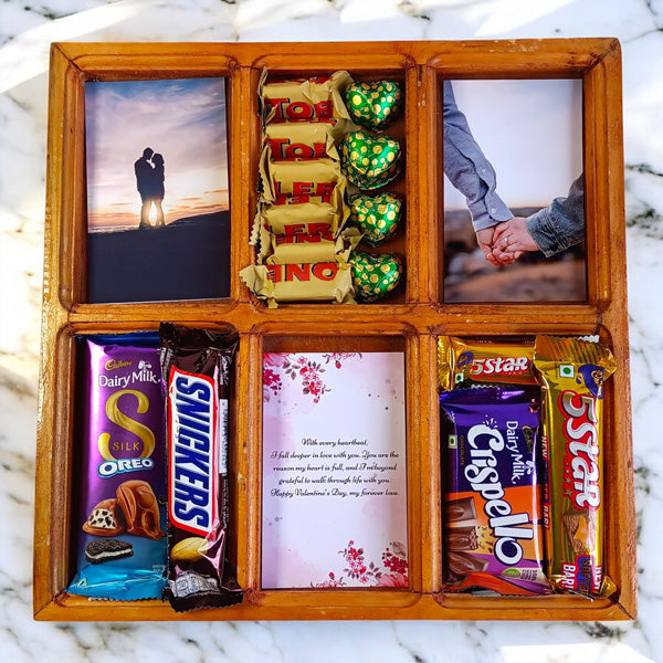 Custom Images With Delicious Chocolates  Gift