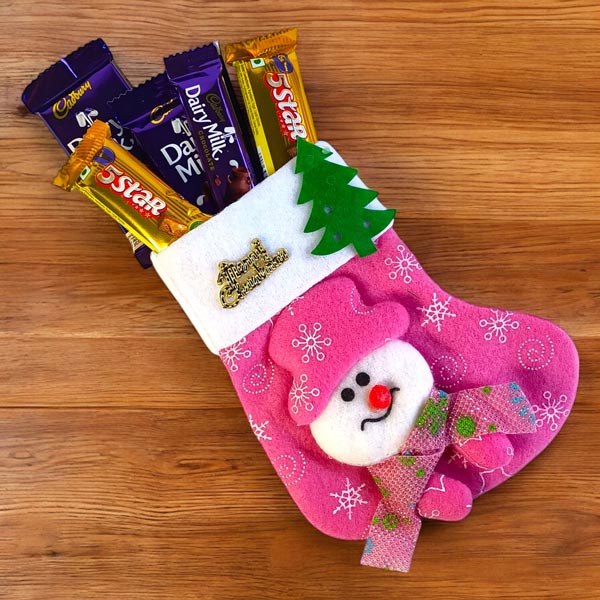 Chocolates Stocking For Christmas - Flowers to Nepal - FTN