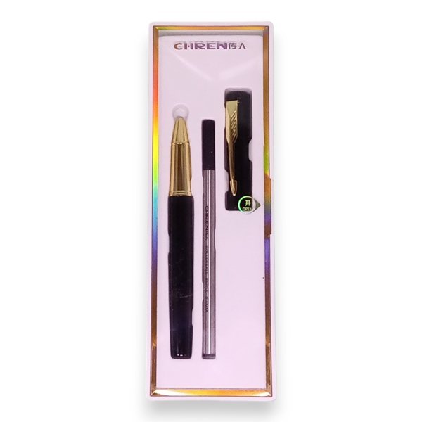 Chren Black Pen Set - Flowers to Nepal - FTN