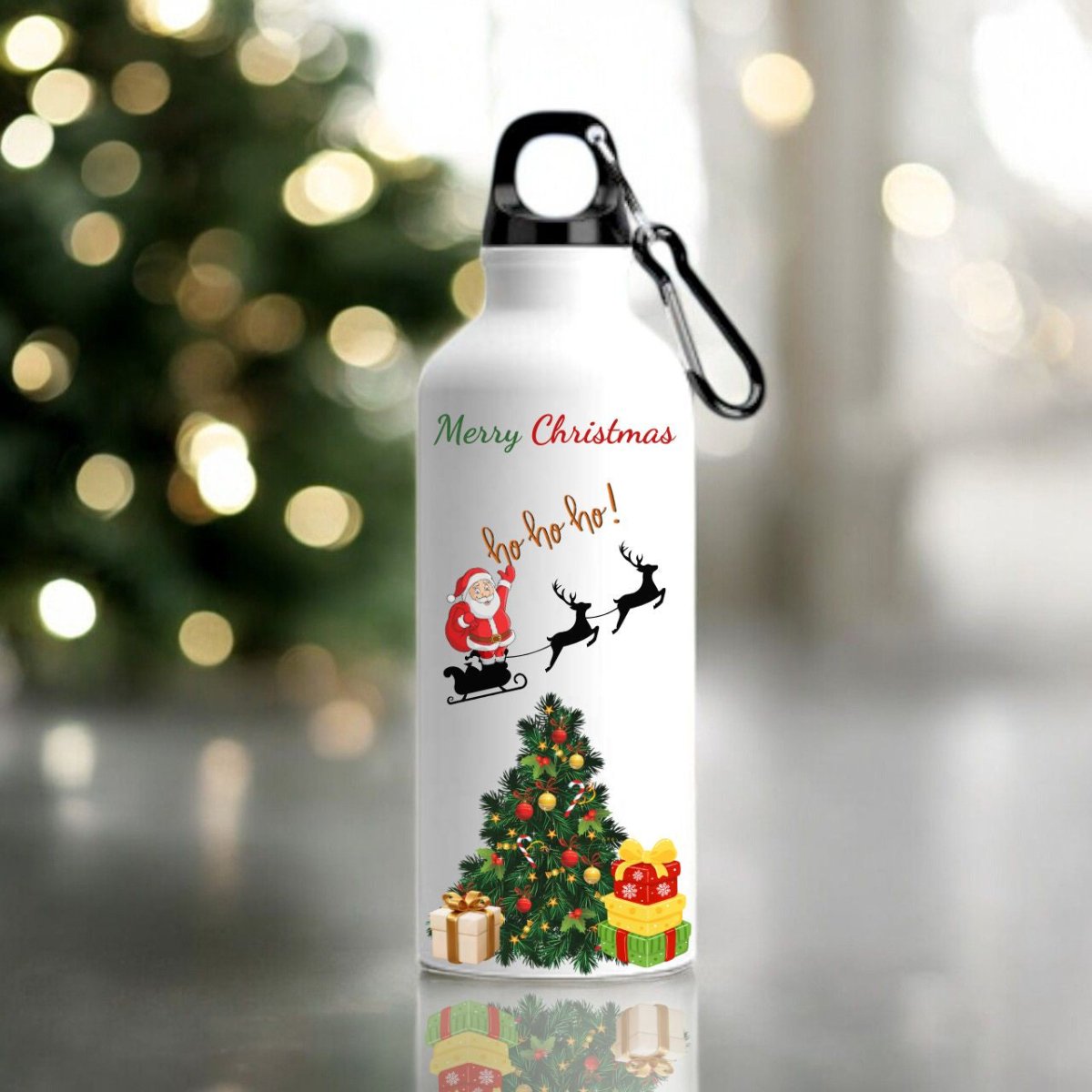 Christmas Cheer Water Bottle - Flowers to Nepal - FTN