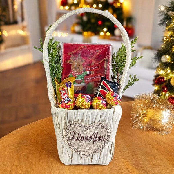 Christmas Greetings with Chocolate Combo - Flowers to Nepal - FTN
