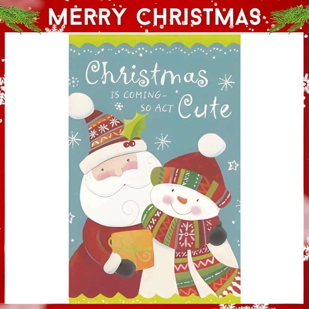Christmas Is Coming So Act Cute - Greeting Card - Flowers to Nepal - FTN
