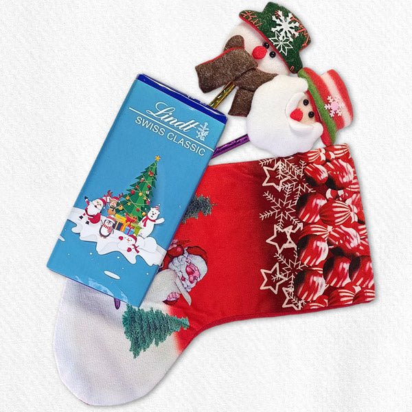 Christmas Pen, Chocolate Secret Gift in Socks - Flowers to Nepal - FTN