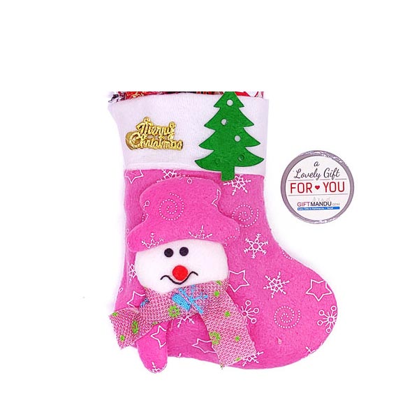 Christmas Pink Socks - Flowers to Nepal - FTN