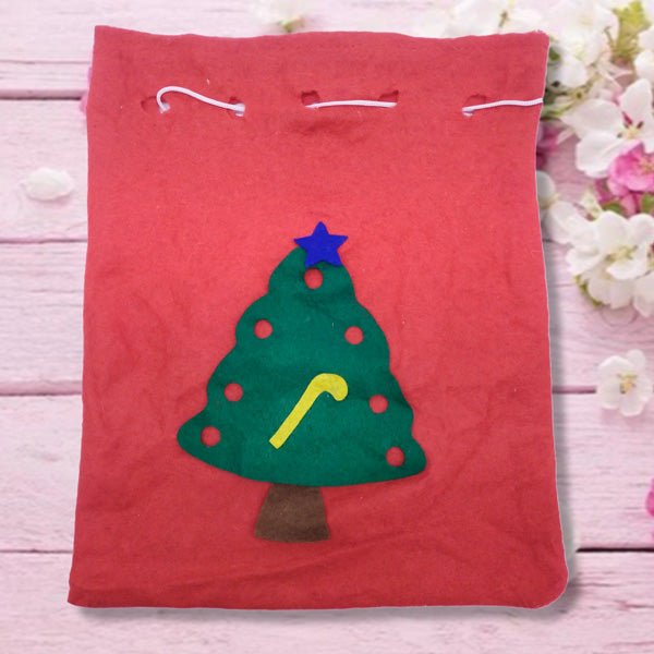 Christmas Pouch Tree Design - Flowers to Nepal - FTN