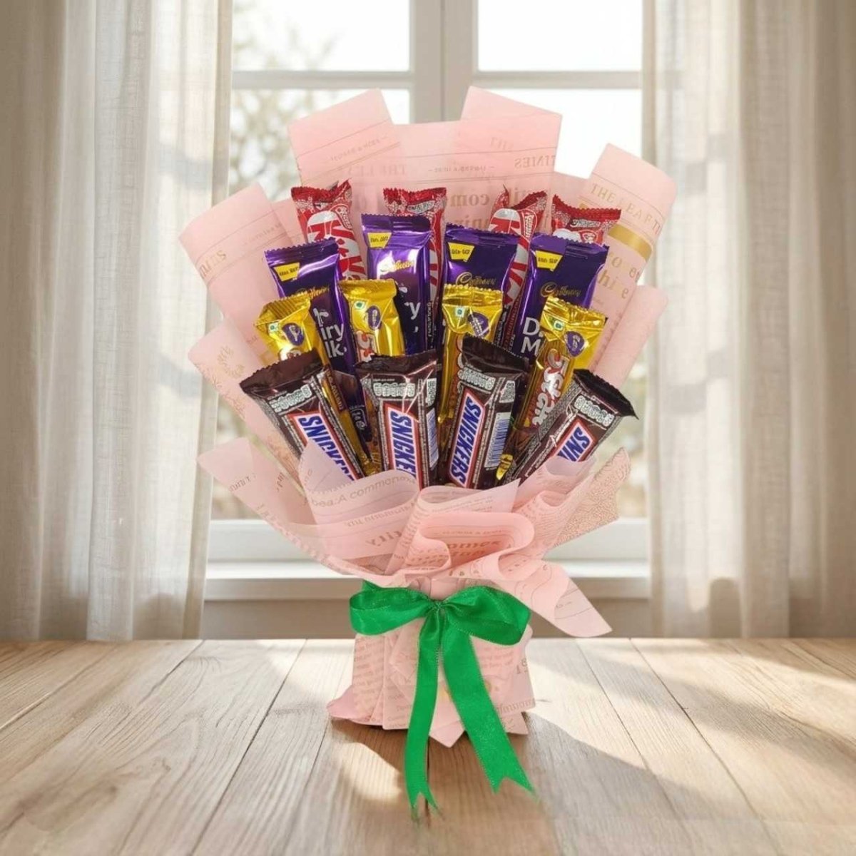 Classic Chocolate Bouquet Gift Combo - Flowers to Nepal - FTN
