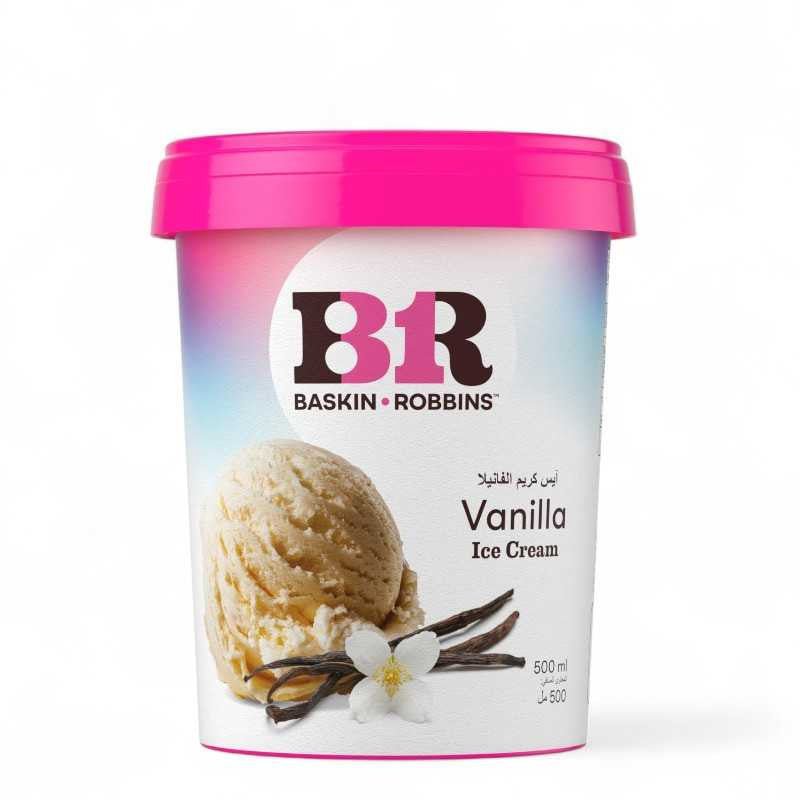 Classic Vanilla Ice Cream by Baskin Robbins – 450ml - Flowers to Nepal - FTN