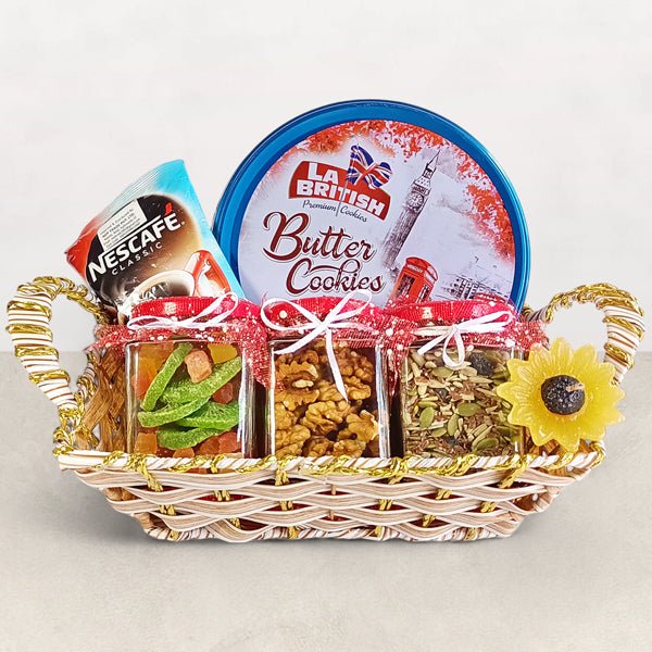 Cookies and Dry Nuts Gift Hamper - Flowers to Nepal - FTN