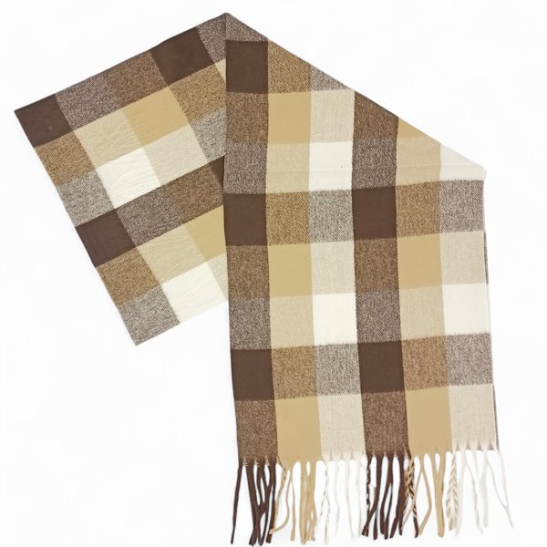 Cozy Soft Plaid Muffler Fashion - Flowers to Nepal - FTN