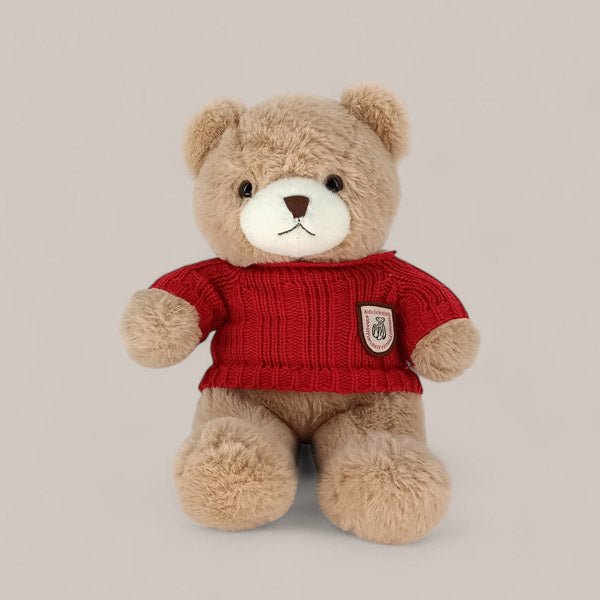 Cream Cuddly Teddy with Red T-Shirt - Flowers to Nepal - FTN