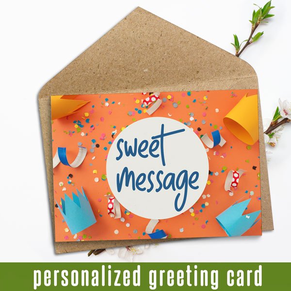Create Your Own Sweet Message Greeting Card - Flowers to Nepal - FTN