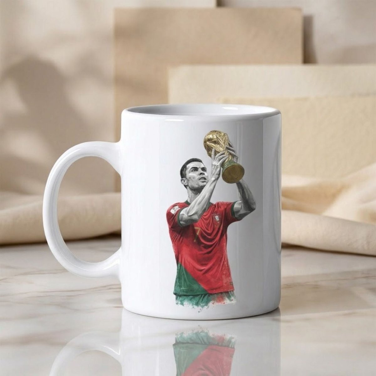 Cristiano Ronaldo Fan Personalized Mug - Flowers to Nepal - FTN