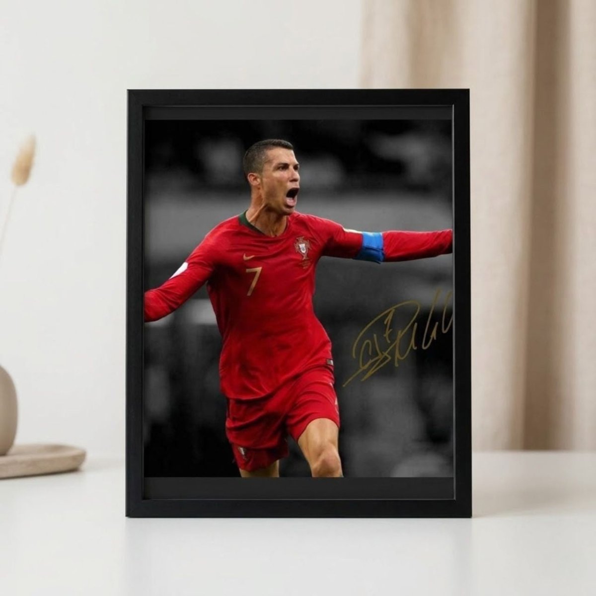 Cristiano Ronaldo Wall Art Frame - Flowers to Nepal - FTN