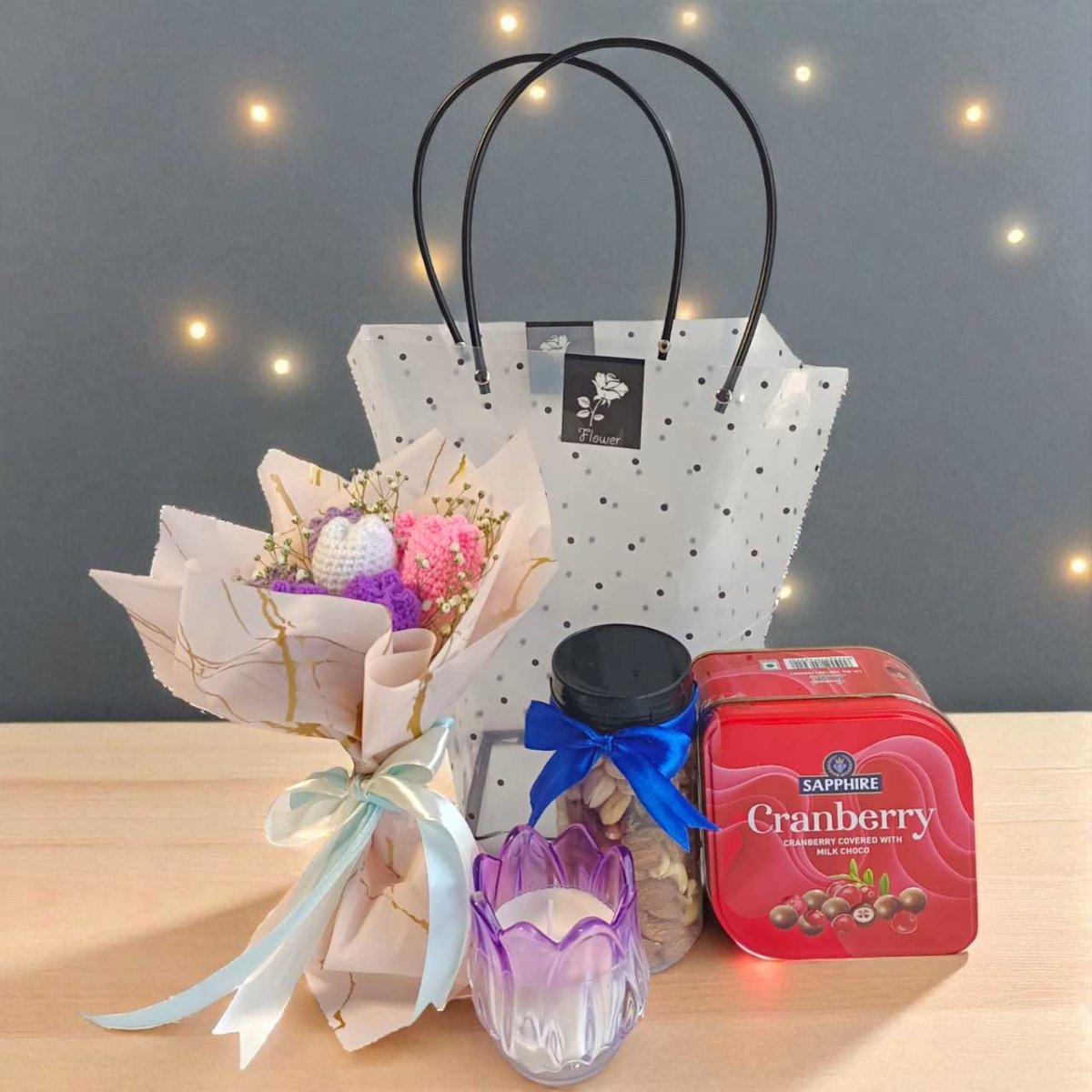 Crochet Bloom Gift Hamper For Her - Flowers to Nepal - FTN