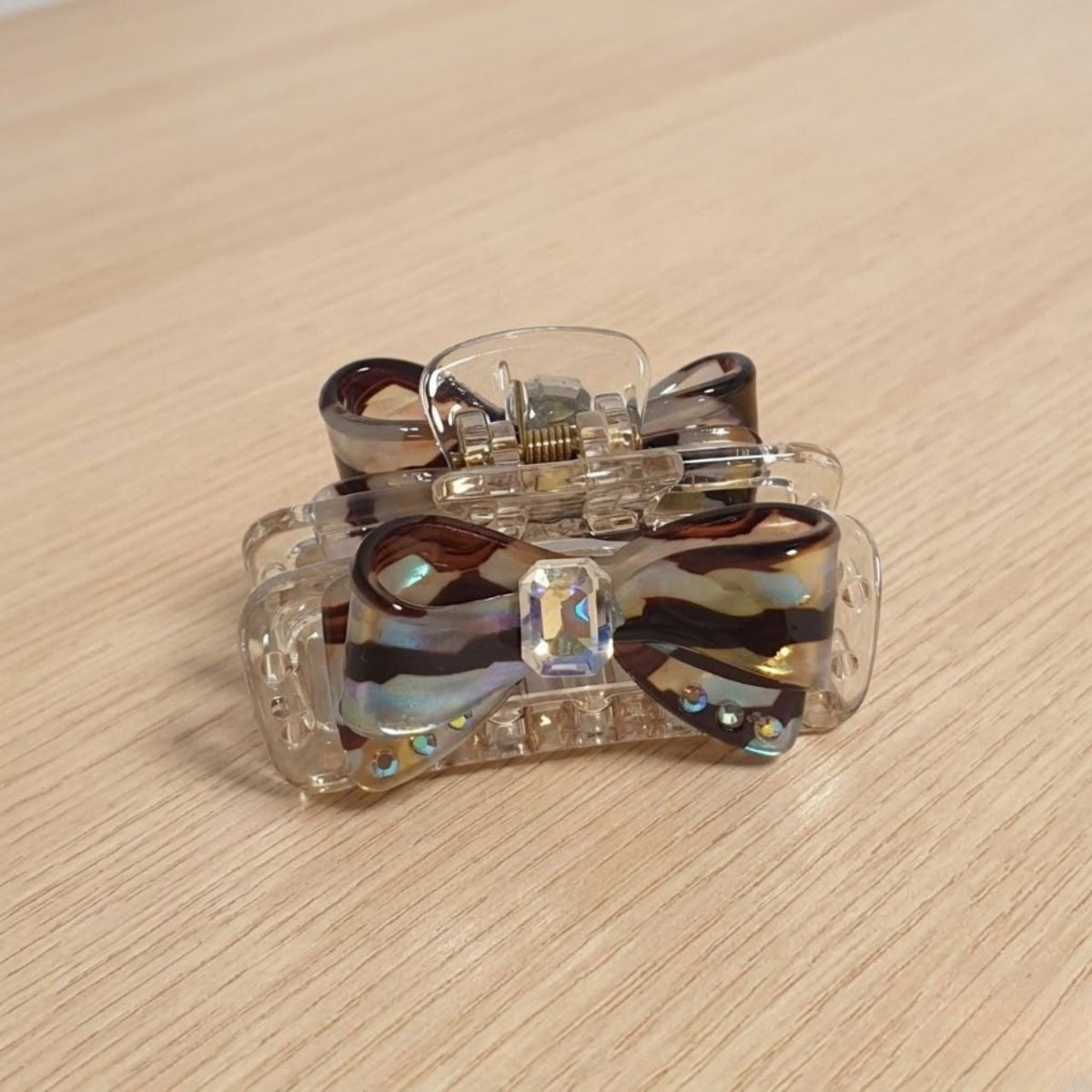 Crystal Bow Elegant Hair Claw Clip - Flowers to Nepal - FTN