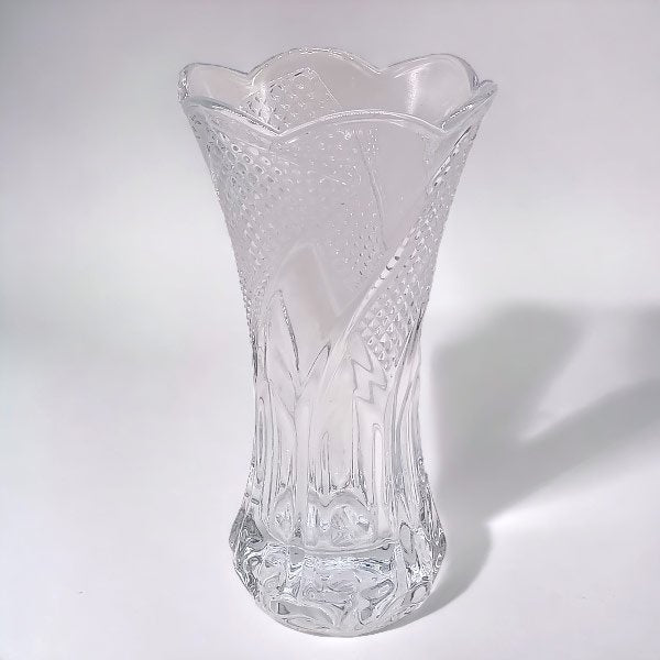 Crystal Flower Vase - Transparent - Flowers to Nepal - FTN