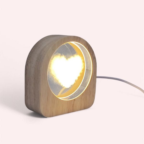 
                  
                    Crystal Heart Cloud LED Lamp with Wooden Frame - Flowers to Nepal - FTN
                  
                