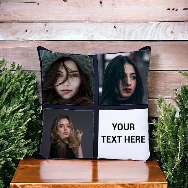 Custom 4 - Photo Cushion Set - Flowers to Nepal - FTN