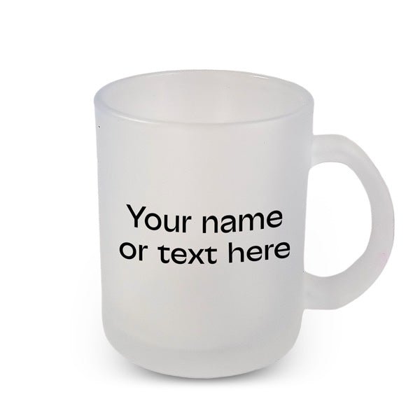 Custom Name or Text Transparent Mug - Flowers to Nepal - FTN