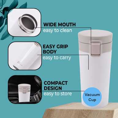 Custom Name White Tumbler - Flowers to Nepal - FTN